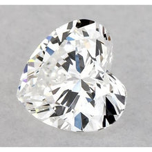 Heart Cut Diamond ring in Gold – front view