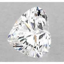 Heart Cut Fine Diamond ring in Gold – front view