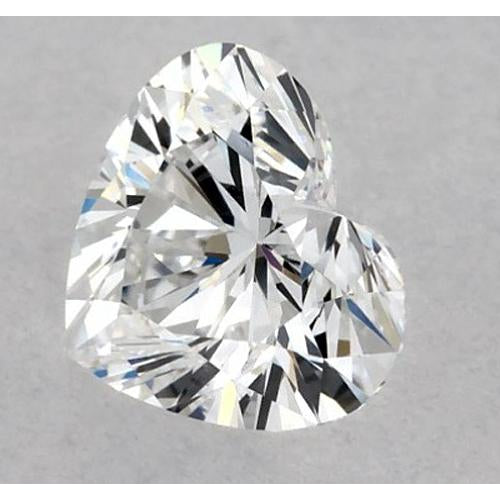Heart Shape Diamond ring in Gold – front view