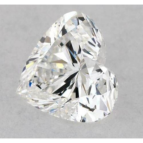 Heart Shape Diamond ring in Gold – front view