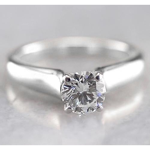 1 Carat Solitaire Natural Earth Mined Diamond Engagement Ring Women Jewelry New