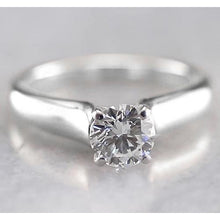 1 Carat Solitaire Natural Earth Mined Diamond Engagement Ring Women Jewelry New