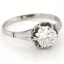 1 Carat Solitaire Natural Earth Mined Diamond Ring Women White Gold Jewelry 14K New