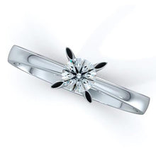 Natural Diamond Ring 1ct - White Gold 14K