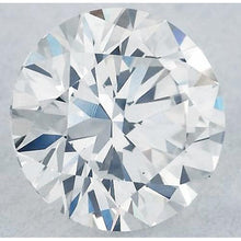 Round Cut Diamond ring in Gold – front view