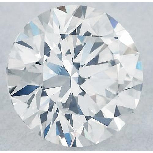Round Cut Diamond ring in Gold – front view