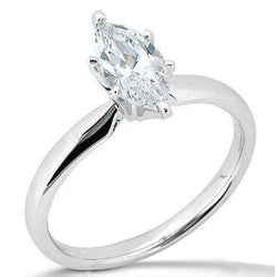 Marquise 1.75 Ct. Real Diamond Solitaire Ring New