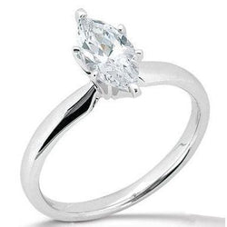 Marquise 2.01 Ct. Natural Diamond Engagement Ring