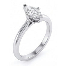 Marquise Cut 1.50 Ct Solitaire Genuine Natural Earth Mined Diamond Wedding Ring White Gold