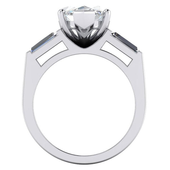 Marquise Cut Genuine Diamond Ring Engagement Set 3.50 Ct.
