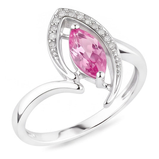 Marquise Cut Pink Sapphire Natural Earth Mined DIAMOND ( NOT LAB GROWN ) Ring 1.75 Carats Gemstone Jewellery