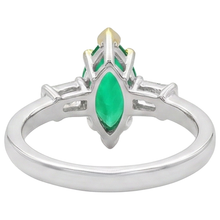 Elegant Gemstone Ring 3.50 ct – back view