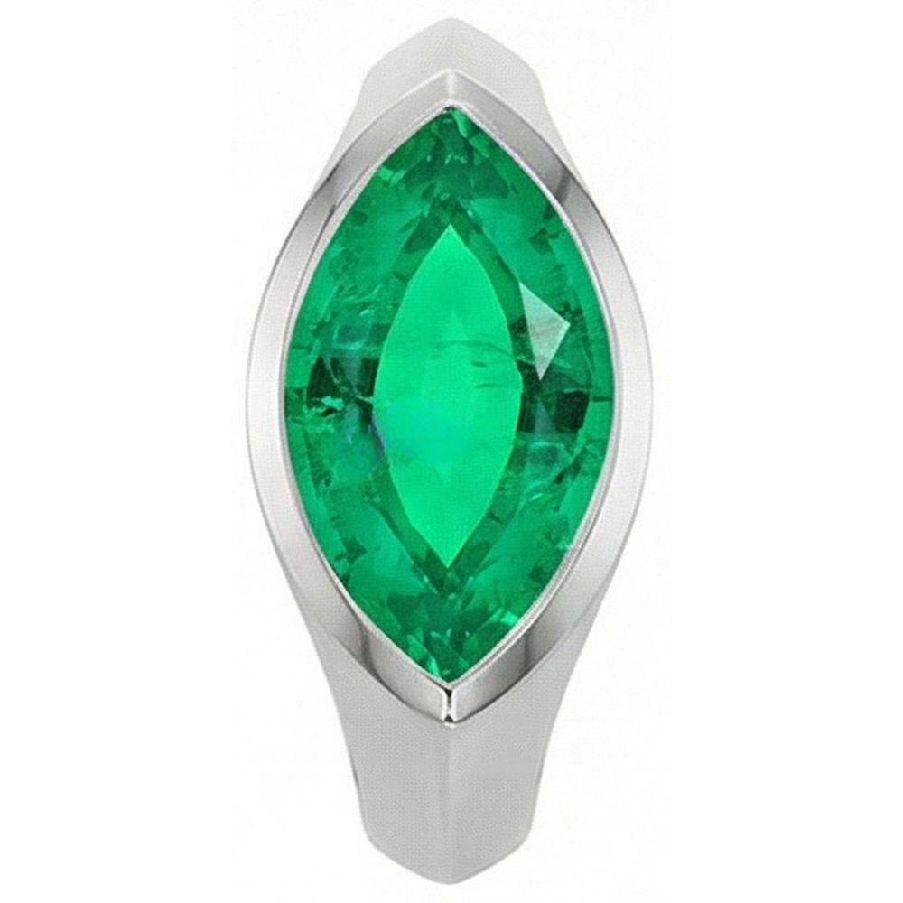 Dazzling Gemstone Ring 4 ct – front view