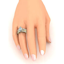 Marquise Real Diamond Wedding Ring Bridal Jewelry Yellow Gold