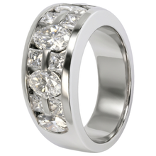 Marquise & Princess Cut Engagement Natural Earth Mined DIAMOND ( NOT LAB GROWN ) Mens Band Ring White Gold 14K 5 Ct