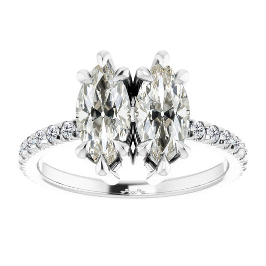 Artisan Solitaire Ring with Accents 1 ct – main view