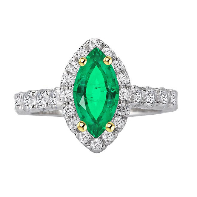 Luxury Emerald Gemstone Ring 3 ct – main view