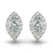 Real Brilliant Diamond Stud Earrings – main view