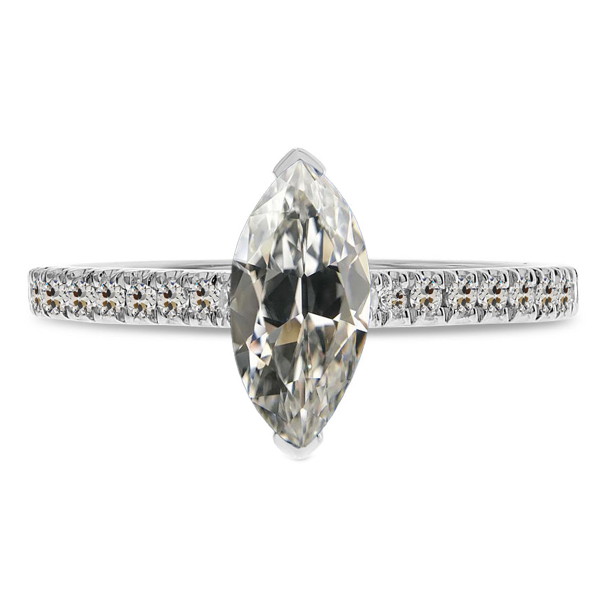 Exquisite Accent Solitaire Ring 4.50 ct – main view