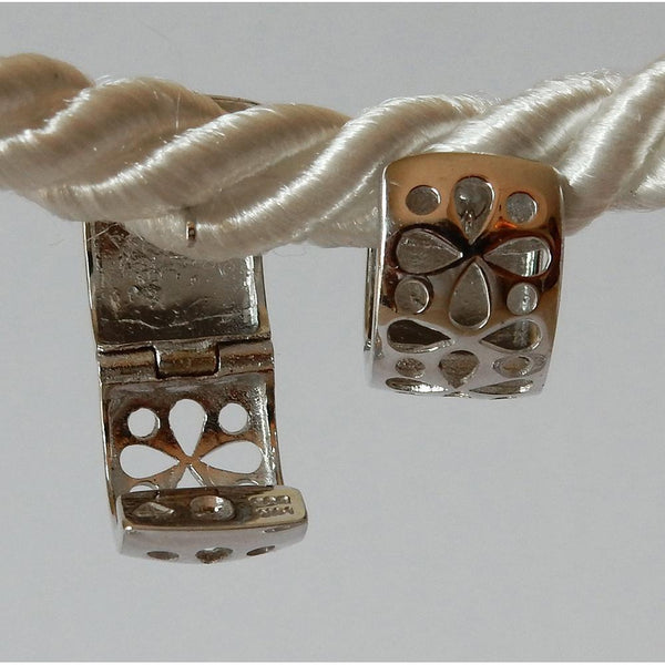 Matt Finish Huggies Earrings Round Real Diamond G/H Si Satin Finish