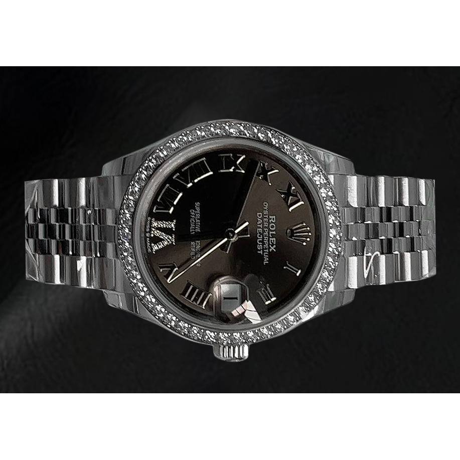 Men Rolex Datejust 278384RBR 31mm Jubilee Bracelet Watch