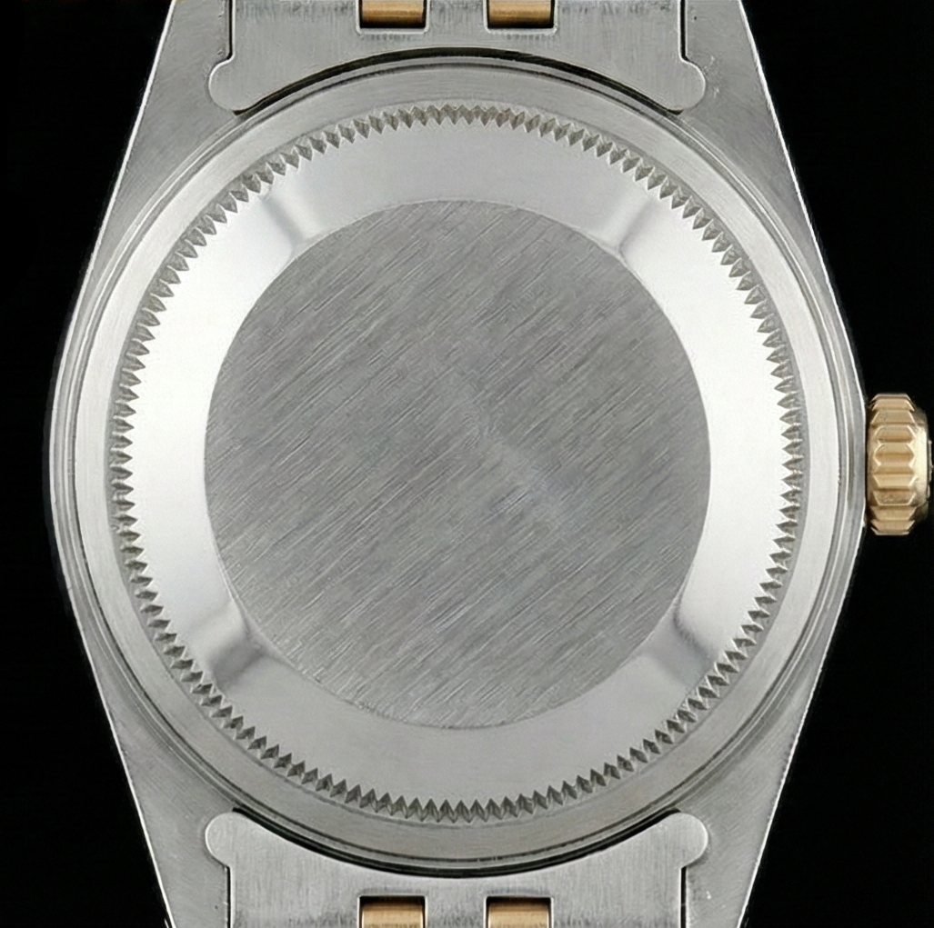 Men Rolex Stainless Steel & Gold Watch Blue Dial QUICK SET