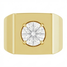 Men's Antique Cushion Diamond Gentleman's Ring 1.50 ct