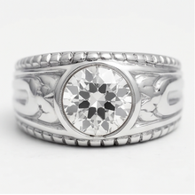 Men's Fine Diamond Gentleman's Ring – Old Mine Cut 2 ct 10K