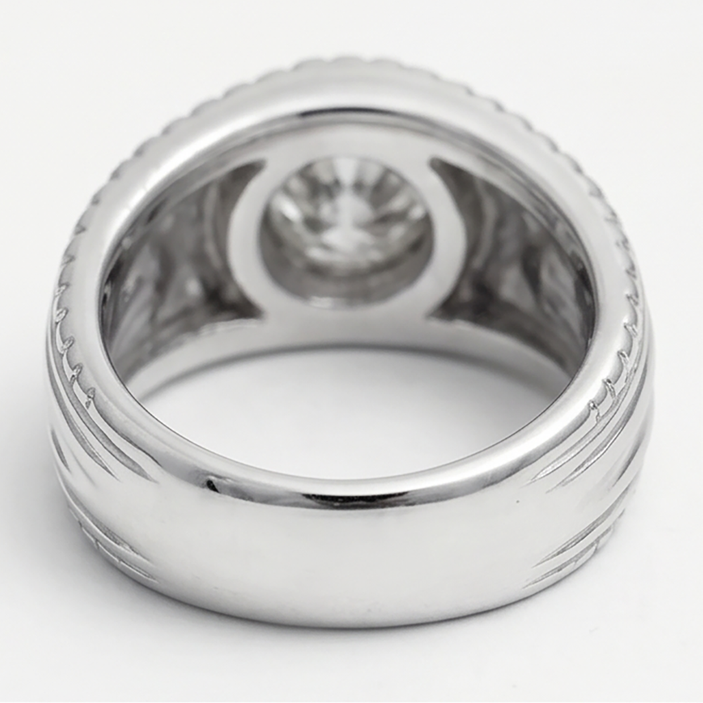 Men's Fine Diamond Gentleman's Ring – Old Mine Cut 2 ct 10K