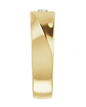Men's Handmade Gentleman's Ring with IGI Certified Brilliant
