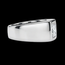 Men's Princess Cut Real Natural Earth Mined Diamond Ring