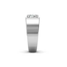 Brilliant Gentleman's Ring 9 ct – side view