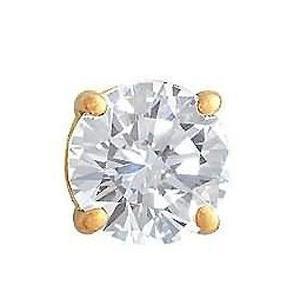 Men's Jewelry Single Earring 1 Ct. Real Diamond Stud