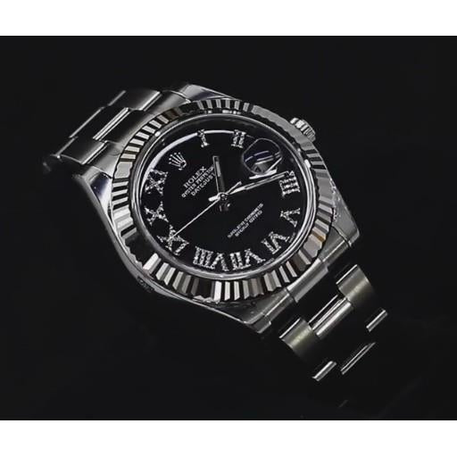 Rolex Datejust Ii Watch 16 Ct Iced Out