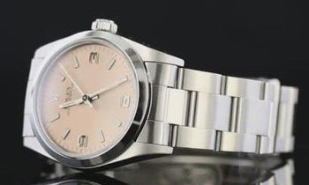 Pink Dial Ss Rolex