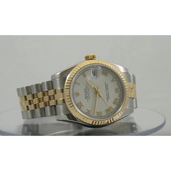 White Roman Dial Rolex