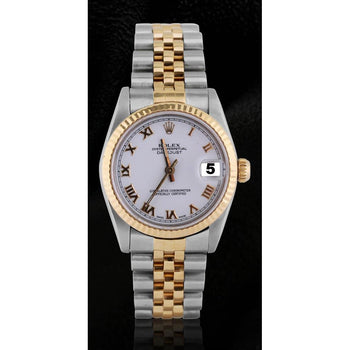 Two Tone Rolex Roman Dial