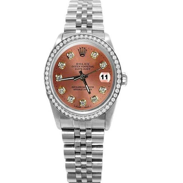 Brown Diamond Dial Bezel