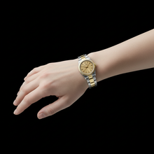 Midsize 30Mm Rolex Date Watch Bracelet Stick Dial Two Tone P5