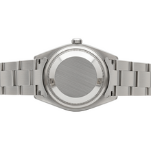 Midsize Rolex Stick Dial Ss Oyster Bracelet Natural Earth Mined Diamond Bezel Watch