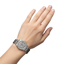 Midsize Rolexdatejust Watch Gray Roman Dial Oyster Bracelet Ss P6