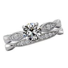 Proposal Ring 14 Karat White Gold with Fine Diamond – main view