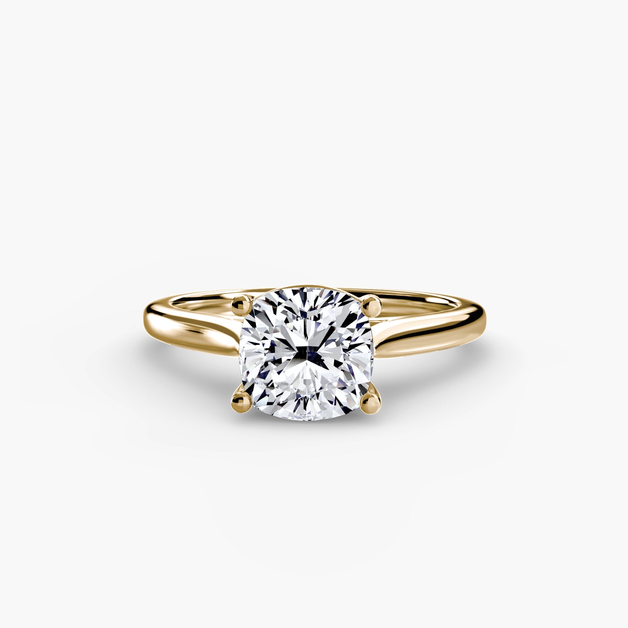 Setting Gold with Diamond – angle view