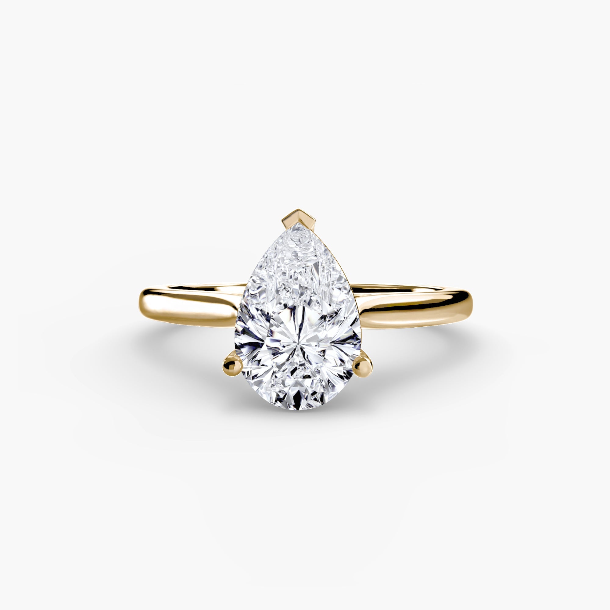 Handcrafted Diamond Setting ct – top view