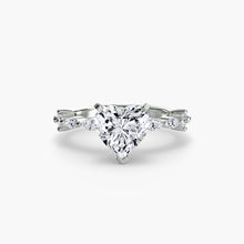 Round Brilliant Precious Stone ring in Gold – detail view