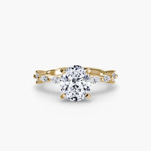 Authentic Precious Stone Setting ct Gold – profile view