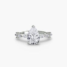 Authentic Precious Stone Setting – top view