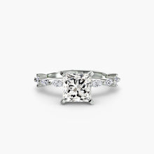 Precious Stone Round Brilliant Setting in Gold – side view