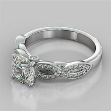 Natural 1.75 Carats Diamond Anniversary Ring 14K White Gold