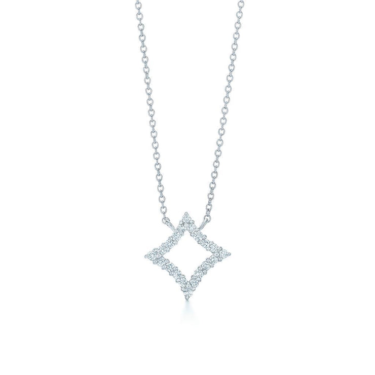 Natural 3 Carats Round Diamond Women Necklace Pendant Solid White Gold 14K